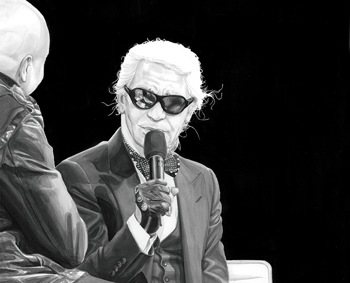 Karl Lagerfeld for ADC Annual Report 08